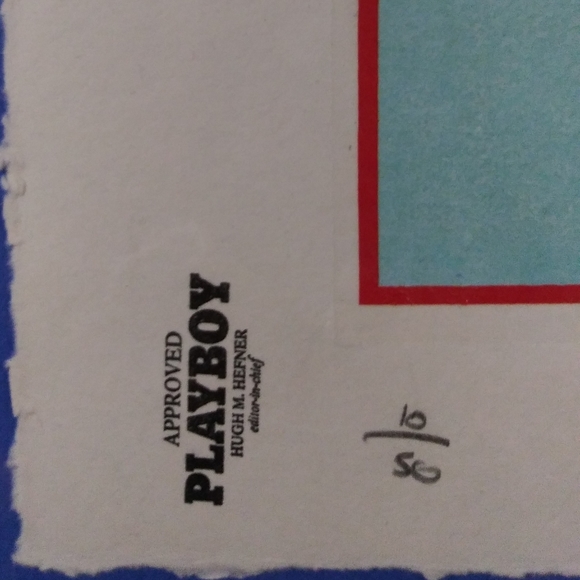 Sweet Virgins PLAYBOY Print Signed Fairchild Paris - Picture 8 of 12